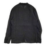 R&D.M.Co- 未使用品 DENSELY LINEN STAND COLLAR JACKET L 定価59400円 ジャケット ブラック レディース オールドマンズテーラー【中古】5-1001M♪