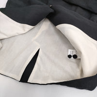 R&D.M.Co- 未使用品 DENSELY LINEN STAND COLLAR JACKET L 定価59400円 ジャケット ブラック レディース オールドマンズテーラー【中古】5-1001M♪