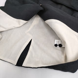 R&D.M.Co- 未使用品 DENSELY LINEN STAND COLLAR JACKET L 定価59400円 ジャケット ブラック レディース オールドマンズテーラー【中古】5-1001M♪
