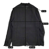 R&D.M.Co- 未使用品 DENSELY LINEN STAND COLLAR JACKET L 定価59400円 ジャケット ブラック レディース オールドマンズテーラー【中古】5-1001M♪