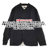 R&D.M.Co- 未使用品 DENSELY LINEN STAND COLLAR JACKET L 定価59400円 ジャケット ブラック レディース オールドマンズテーラー【中古】5-1001M♪