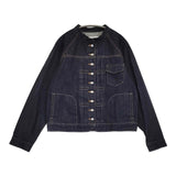 si-si-si comfort BASIC DENIM JACKET スタンドカラーデニムジャケット 42 25SS ネイビー レディース スースースーコンフォート【中古】5-1001M♪