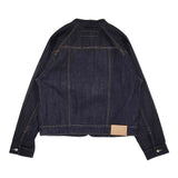 si-si-si comfort BASIC DENIM JACKET スタンドカラーデニムジャケット 42 25SS ネイビー レディース スースースーコンフォート【中古】5-1001M♪