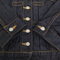 si-si-si comfort BASIC DENIM JACKET スタンドカラーデニムジャケット 42 25SS ネイビー レディース スースースーコンフォート【中古】5-1001M♪