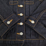 si-si-si comfort BASIC DENIM JACKET スタンドカラーデニムジャケット 42 25SS ネイビー レディース スースースーコンフォート【中古】5-1001M♪