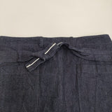 Toujours 14ozセルビッチクラシックデニムウエストオーバーオール 2 定価42900円 デニムパンツ ネイビー レディース トゥジュー【中古】5-1001G♪