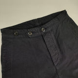 MHL. 595-8143501 DENSE COTTON WOOL TROUSERS パンツ ネイビー レディース エムエイチエル【中古】6-0222G∞