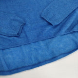 45R/45rpm フェザーカシミヤチュニック 定価50600円 セーター ニット ブルー レディース フォーティーファイブアールピーエム【中古】5-1129T∞