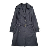 RALPH LAUREN LAUREN RALPH LAUREN ベルト付き トレンチコート ネイビー レディース ラルフローレン【中古】6-0222M∞
