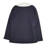 OLD ENGLAND 570-52122021 コットンナイロン 長袖Ｔシャツ カットソー ロンＴ ネイビー レディース オールドイングランド【中古】6-0222M∞