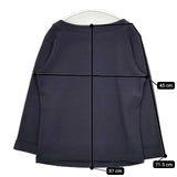 OLD ENGLAND 570-52122021 コットンナイロン 長袖Ｔシャツ カットソー ロンＴ ネイビー レディース オールドイングランド【中古】6-0222M∞