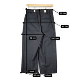 KEITH サキソニーストレッチパンツ 定価23100円 パンツ チャコールグレー レディース キース【中古】5-1129T∞