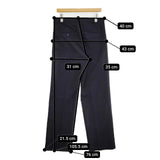 THE SHINZONE CHRYSLER PANTS クライスラーパンツ 定価23100円 21AMSPA01 パンツ ネイビー レディース シンゾーン【中古】6-0117G∞