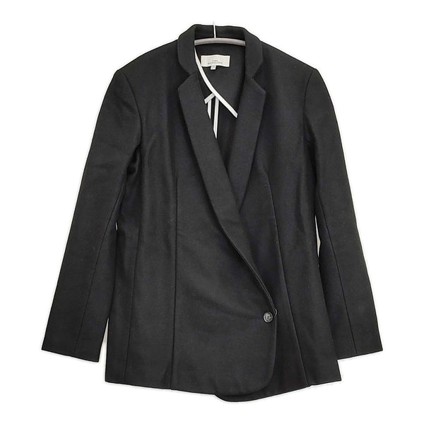 STUDIO NICHOLSON Cosimo A ラップジャケット サイズ0 ウールアンゴラ テーラードジャケット ブラック レディース スタジオ ニコルソン【中古】5-1031T♪