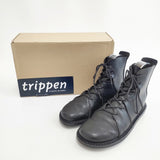 trippen Nomad ノマド レザーブーツ サイズ39 レースアップ ブーツ ブラック レディース トリッペン【中古】6-0119G◎