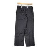 MARGARET HOWELL 578-242108 ウール スラックス チェック パンツ チャコールグレー レディース マーガレットハウエル【中古】5-1129T∞