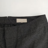MARGARET HOWELL 578-242108 ウール スラックス チェック パンツ チャコールグレー レディース マーガレットハウエル【中古】5-1129T∞