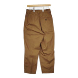 MHL. 595-3143502 CRISP COTTON TWILL タックテーパード 定価28600円 パンツ 23SS ブラウン レディース エムエイチエル【中古】6-0121G∞