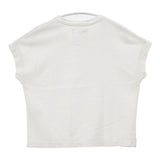 MHL. 595-6168511 コットン鹿の子 フレンチスリーブ Ｔシャツ カットソー ホワイト レディース エムエイチエル【中古】6-0502S∞