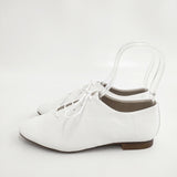 URBAN RESEARCH DOORS 未使用品 レースアップシューズ フラット サイズ36 シューズ・靴 ホワイト レディース アーバンリサーチドアーズ【中古】6-0119G◎