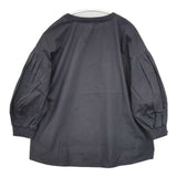 KURASHI&Trips 洗いざらしがマイルール 香菜子さんとつくった2WAYトップス ブラウス シャツ ネイビー レディース クラシアンドトリップス/北欧、暮らしの道具店【中古】6-0405M∞