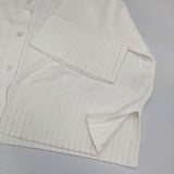 apartment department アパートメントデパートメント 七分袖 カーディガン ホワイト レディース【中古】6-0121M∞