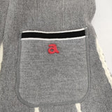 ARCHIVIO アルチビオ ゴルフ ニット ミニスカート グレー レディース【中古】5-1129T∞