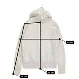 Drawer ツリウラケジップパーカー 1512-299-1776 サイズ2 パーカー ライトグレー レディース ドゥロワー【中古】5-1108T♪