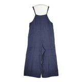 fog linen work リトアニア製 リネン オーバーオール サロペット ネイビー レディース フォグリネンワーク【中古】6-0405M∞