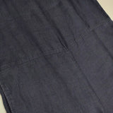 fog linen work リトアニア製 リネン オーバーオール サロペット ネイビー レディース フォグリネンワーク【中古】6-0405M∞