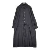everlasting sprout コットン シャツワンピ 丸襟 ワンピース ブラック レディース エヴァーラスティングスプラウト【中古】6-0121M∞