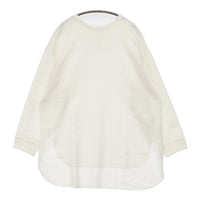 Whim Gazette Vガゼットプルオーバー 定価16500円 WGZ1022104A0010 ブラウス シャツ ホワイト レディース ウィムガゼット【中古】5-1011M♪
