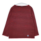 ORCIVAL ボーダー 長袖Ｔシャツ カットソー ロンＴ レッド ブラック レディース オーシバル/オーチバル【中古】6-0121M∞
