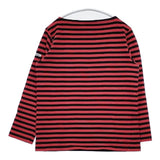 ORCIVAL ボーダー 長袖Ｔシャツ カットソー ロンＴ レッド ブラック レディース オーシバル/オーチバル【中古】6-0121M∞