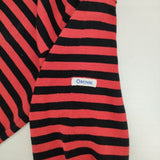 ORCIVAL ボーダー 長袖Ｔシャツ カットソー ロンＴ レッド ブラック レディース オーシバル/オーチバル【中古】6-0121M∞