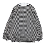 LrdR CLOCHE チョーカーバルーンドルマンスリーブT 定価13200円 長袖Ｔシャツ カットソー ロンＴ ホワイト ブラック レディース エルアールディーアール【中古】6-0502M∞