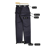 ゴーシュ G134-P011 カツラギスリム コットンウール パンツ ネイビー レディース ゴーシュ【中古】6-0121G∞