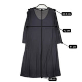 nitca リヨセルカットソー チュニック ワンピース ブラック レディース ニトカ【中古】6-0121M∞