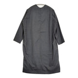 NO CONTROL AIR ウールフラノ Uネック ワンピース チャコールグレー レディース ノーコントロールエアー【中古】5-1108T♪