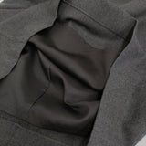 NO CONTROL AIR ウールフラノ Uネック ワンピース チャコールグレー レディース ノーコントロールエアー【中古】5-1108T♪