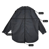 NO CONTROL AIR ノーカラー コットン 製品洗い XS 長袖シャツ ブラック レディース ノーコントロールエアー【中古】6-0121M∞