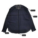 ゴーシュ ノーカラープルオーバー G171-B038 コットン ブラウス シャツ ネイビー レディース ゴーシュ【中古】6-0117M∞