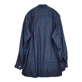 agnes b. バンドカラー デニムシャツ サイズ3 長袖シャツ ブルー レディース アニエスベー【中古】6-0222M∞