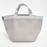 Herve Chapelier 新品 707GP リュクス舟型トートM マスティック×シルバー 定118800円 トートバッグ レディース エルベシャプリエ【中古】5-1011G♪