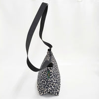 Herve Chapelier 新品 1754FJQ ナイロンスクエアショルダーバッグL パンサーブラン×ノワール 25SS レディース エルベ・シャプリエ【中古】5-1011G♪