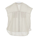 URBAN RESEARCH 新品 ポケット付エアリーシャツ 定価11000円 UR35-23O006 ブラウス シャツ アイボリー レディース アーバンリサーチ【中古】6-0502S∞