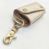 cham レザー 牛革 5連 キーケース ゴールド レディース チャム【中古】5-1130G∞