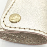 cham レザー 牛革 5連 キーケース ゴールド レディース チャム【中古】5-1130G∞