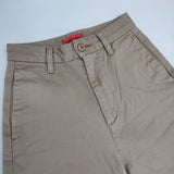 RED CARD 70351CH サイズ22 コットンストレッチ ワイド チノパンツ ベージュ レディース レッドカード【中古】6-0222G∞