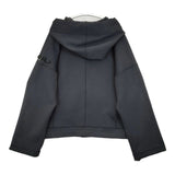 Haat ISSEY MIYAKE ORJ フーデットジャケット パーカー HA75JO101 ジップアップ ジャケット ブラック レディース ハートイッセイミヤケ【中古】6-0215M∞